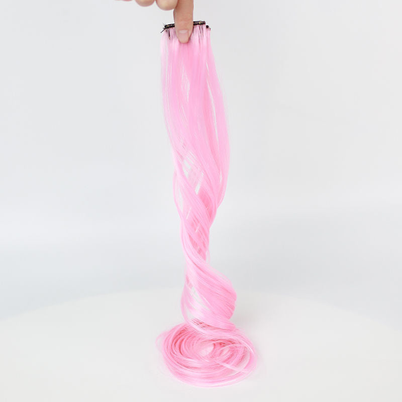 Colorful Curly Hair Piece Wig for Women