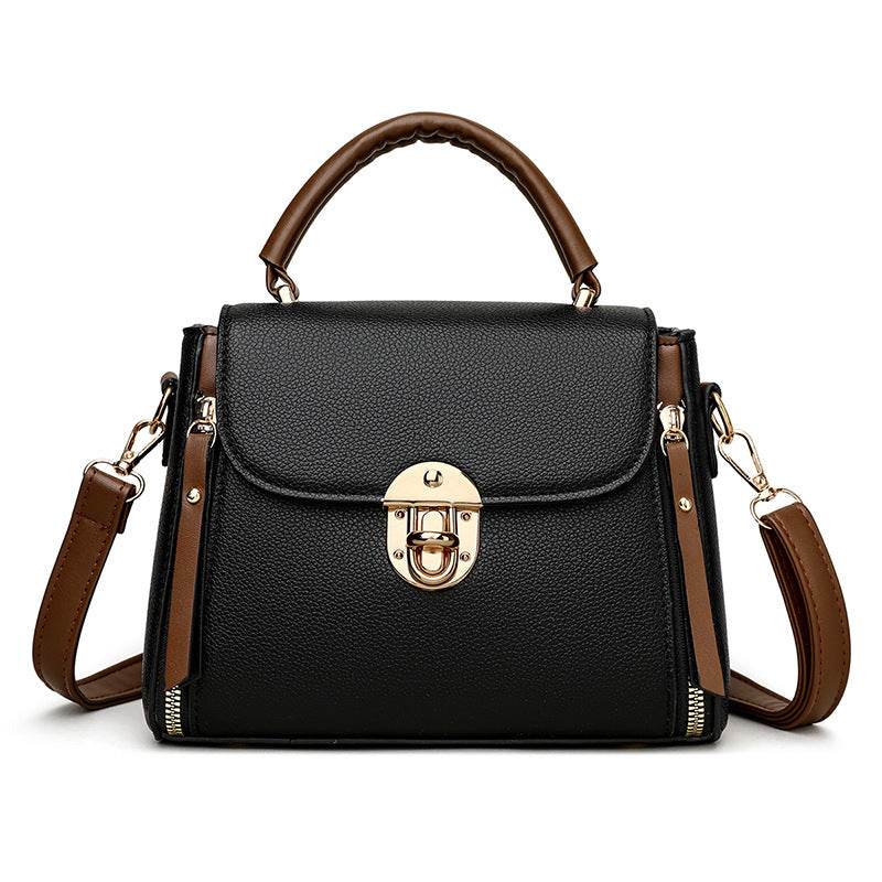 Women's Fashion PU Lock Large Capacity Shoulder Crossbody Bag - Price Value Store