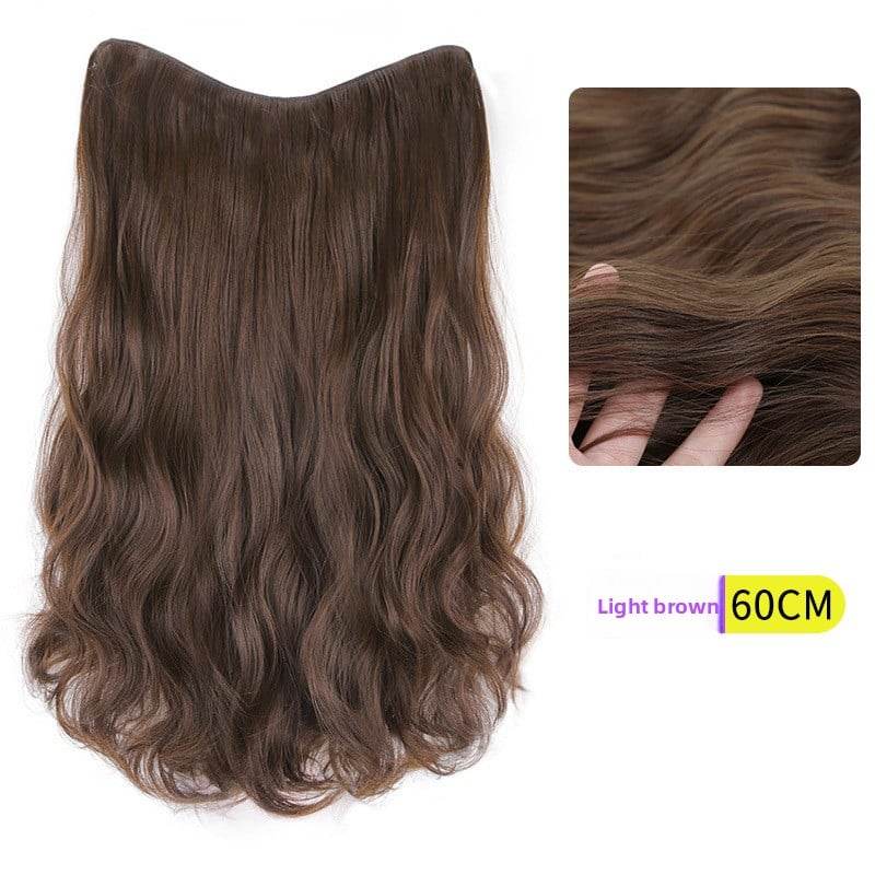 V-Shaped Fluffy Synthetic Hair Wig ? Straight/Curly (50cm/60cm) - Price Value Store