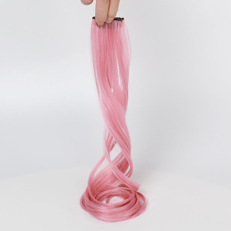 Colorful Curly Hair Piece Wig for Women