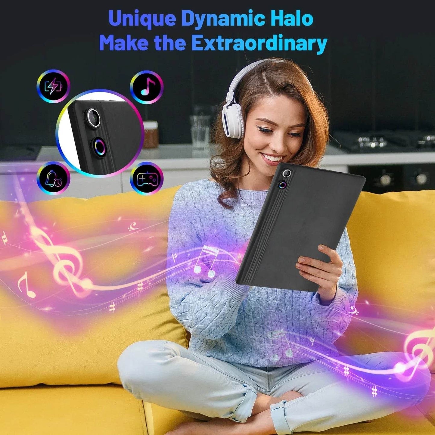 BESTSKI 10.1 Inch Android 14 Tablet, Octa-core 10GB RAM 64GB ROM(Expand to 1TB), 5MP+8MP Dual Cameras, Face ID, WiFi 6,Black - Price Value Store