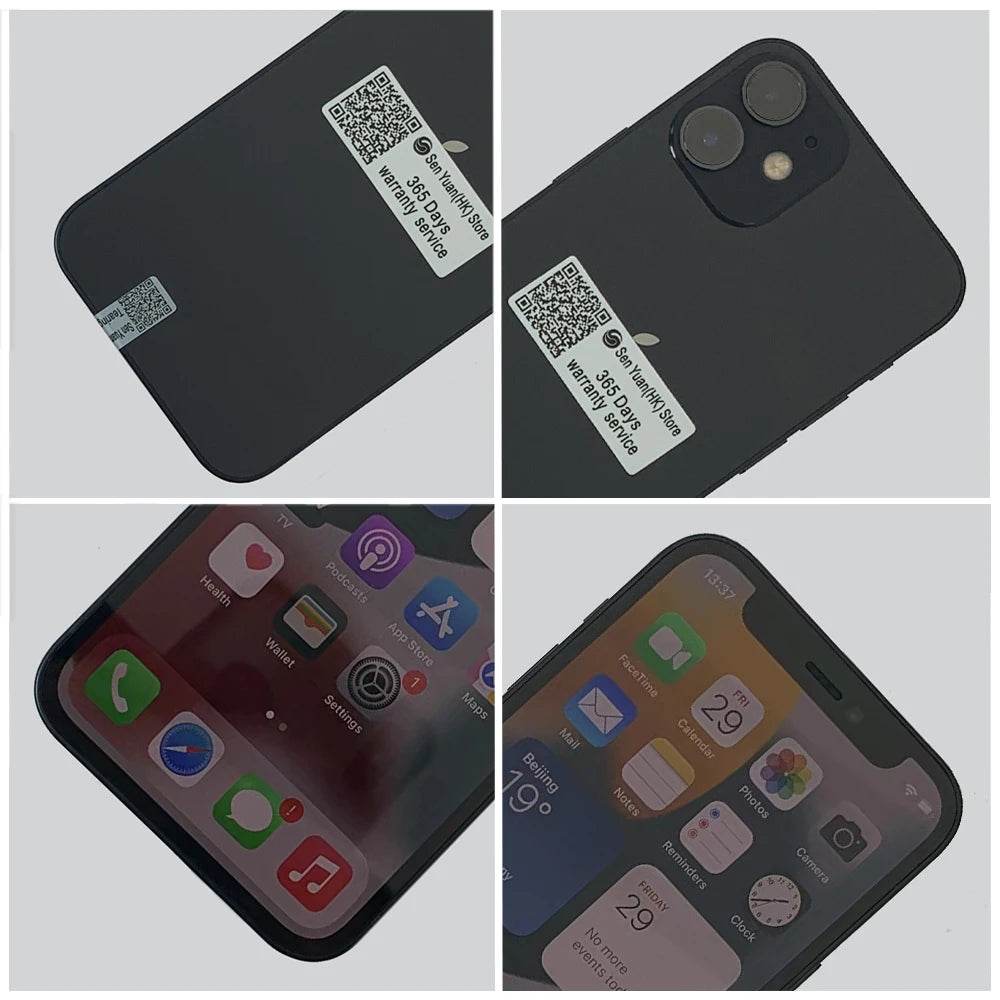 Unlocked Original Apple iPhone 12 mini 4GB RAM 64/128/256GB ROM IOS A14 Bionic Hexa Core 5.4'' Dual 12MP 5G Cell phone 98% New - Price Value Store
