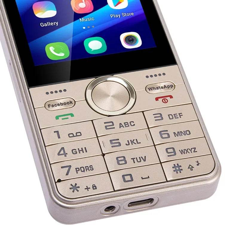 UNIWA HOPE XS17 4G Keypad Phones Touch Screen Smart Phone Android 8.1 Quad Core 3.5 Inch 2GB+16GB 2500mAh Cellphone Whatsapp - Price Value Store