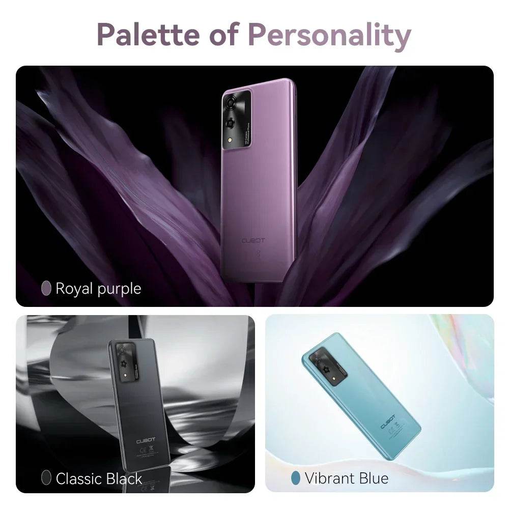 Android Smartphone Cubot A10, 12GB RAM (4GB+8GB), 128GB ROM, Octa-core, 6.56-Inch 90Hz Screen, 5100mAh, 48MP, 5G WiFi, 4G Phone - Price Value Store