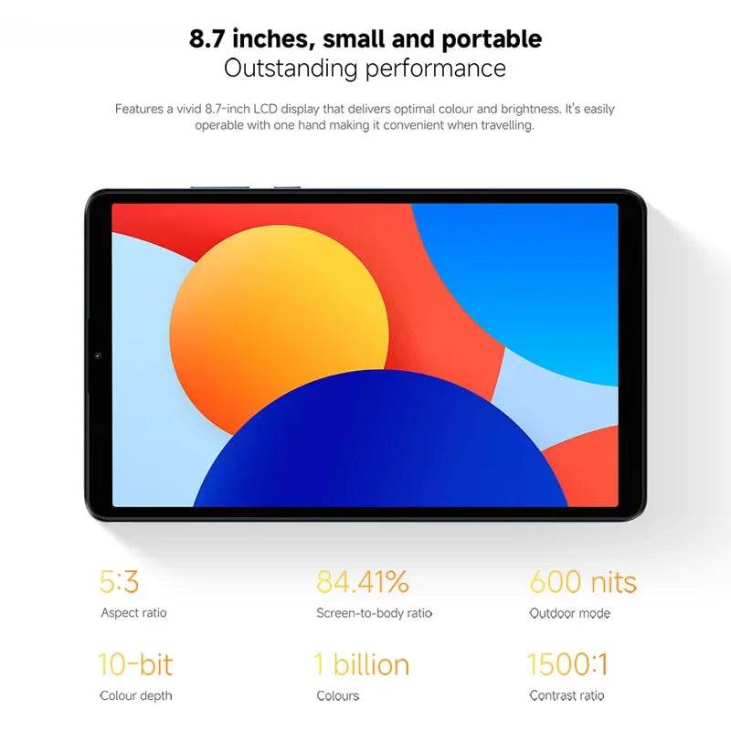 Xiaomi Redmi Pad SE 8.7 inch Global Version Mi Tablet SE 64GB 128GB 90Hz Display 6650mAh MTK Helio G85 Dual Speakers Dolby Atmos - Price Value Store