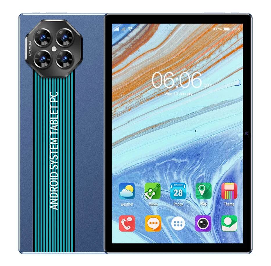 New 10.1 Inch Android Tablet Pc Google Play Octa Core Dual Cameras Dual SIM 3G Phone Call Wifi Tablets 4GB RAM 64GB ROM - Price Value Store