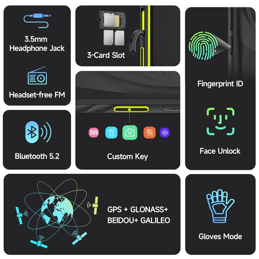 【World Premiere】Ulefone Armor X31 Pro 5G Rugged Phone Android 14 Smartphone 6.56”16GB + 256GB Night Camera 64MP 6050mAh NFC - Price Value Store