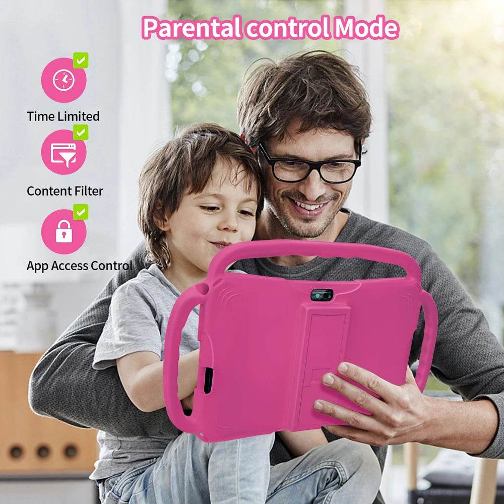 Sauenaneo New 7-inch Tablet Android 13 4000mAh 4GB RAM 64GB ROM Children's Learning Children's Tablet Mini Tablet - Price Value Store