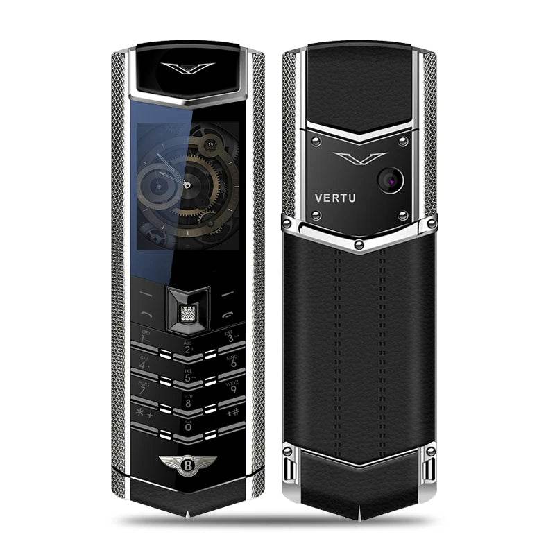 V9 Metal Body Luxury Bar Phone K9 Dual Sim Bluetooth Dialer Senior Mobile Cellphone Invisible Keyboard Support Russian Keyboard - Price Value Store