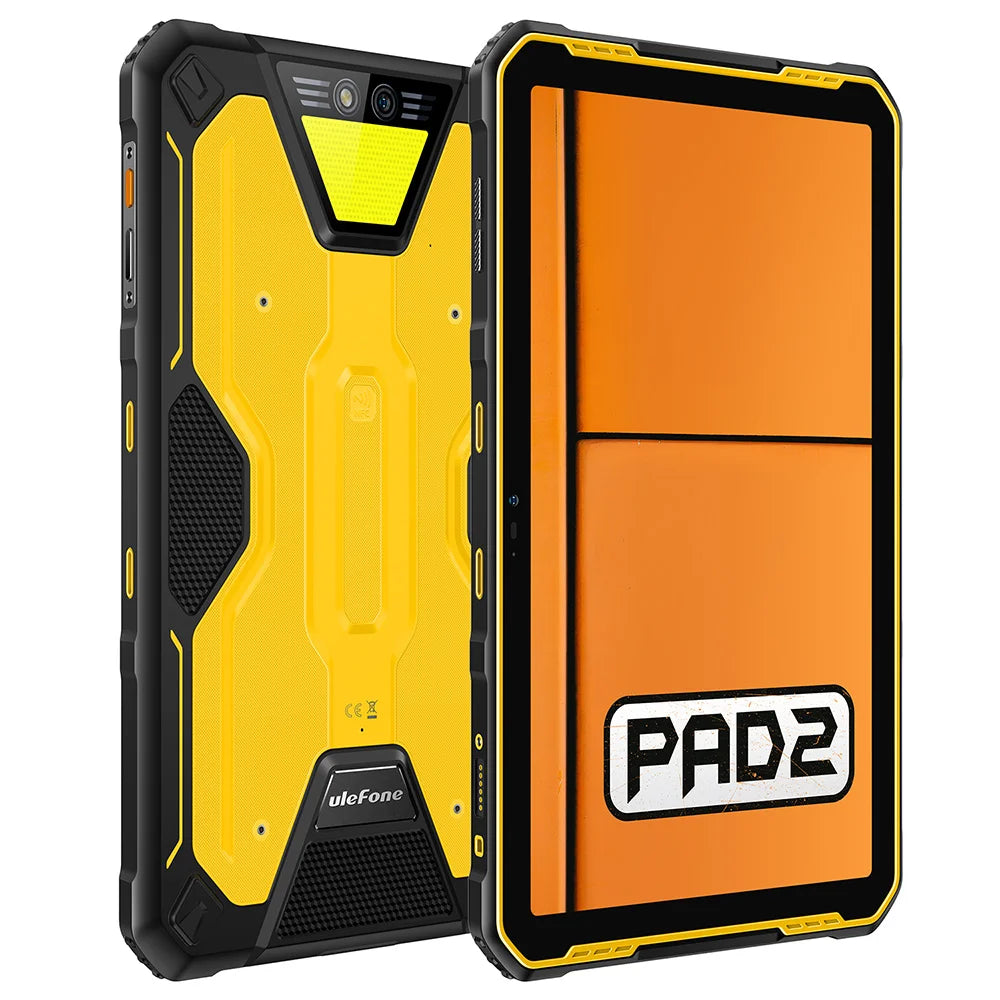 Ulefone Armor Pad 2 Rugged Tablet , 11" 2K , 18600 mAh ,IP68/IP69K Android 13 NFC GPS 4G Tablet Up to 16GB RAM 256GB ROM