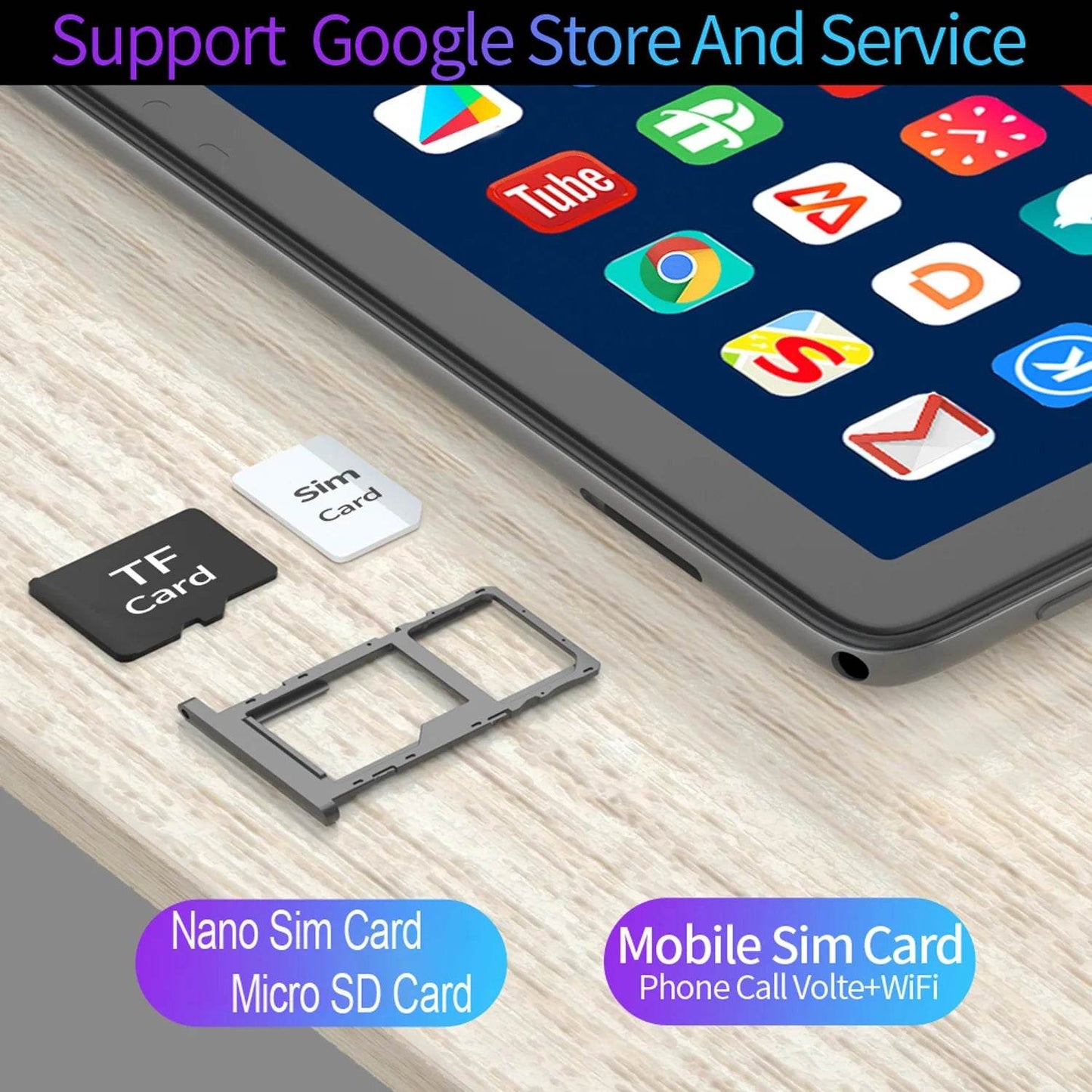10.1 inch tablet android 11.0 Octa Core 4GB RAM 64GB ROM Double SIM Calls Wi-Fi Bluetooth Global Version Ultra Thin mini pc - Price Value Store