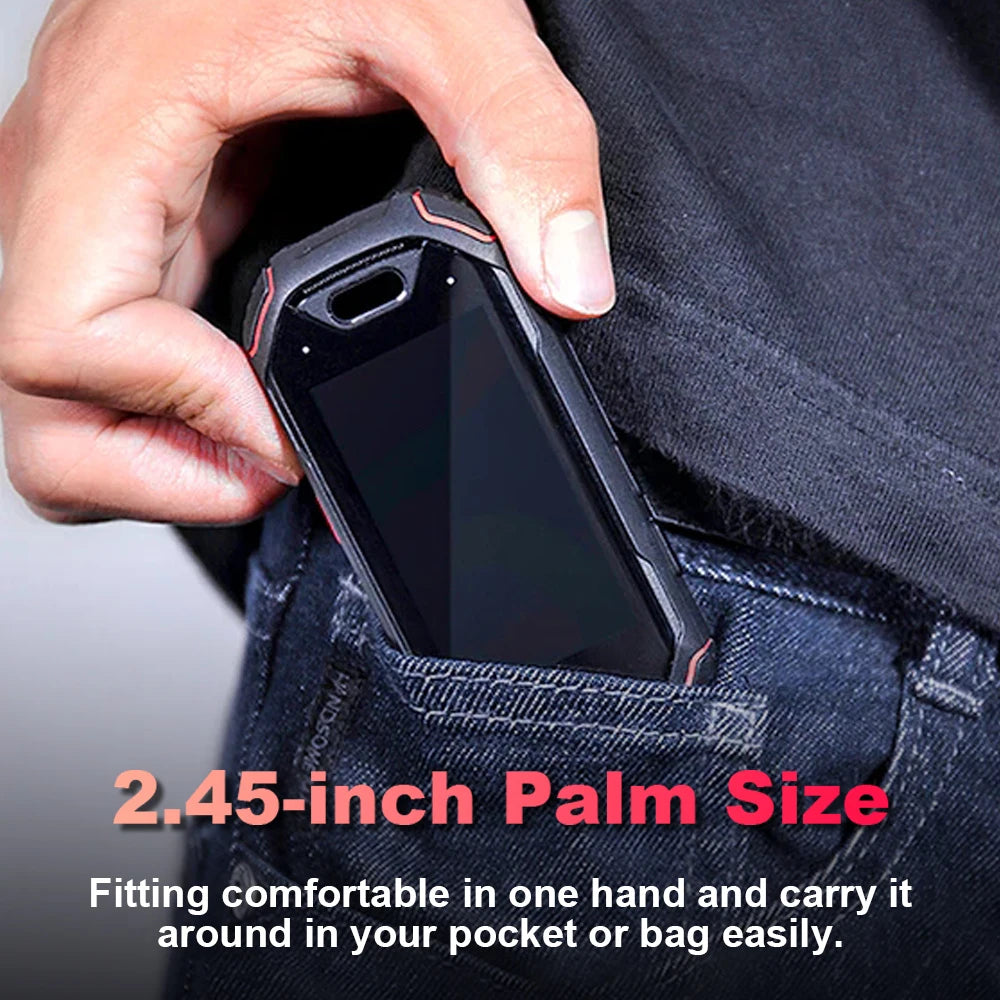 Unihertz Atom Small Rugged Smartphone, 4GB, 64GB Cellphone, P23, 16MP, 4G, 2000mAh Battery, 2.45 "Mobile Phone for Spare Phone