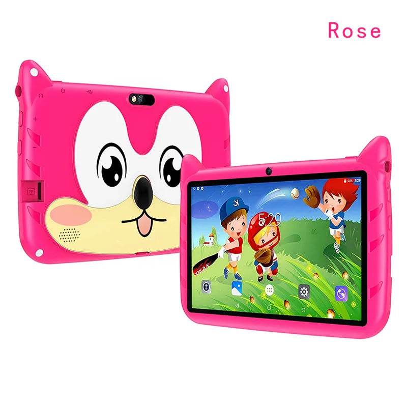 New Google 5G WiFi Kids Tablets 7 Inch Quad Core 4GB RAM 64GB ROM Cheap for Children Gift Educational Learning 4000mAh Tablet Pc - Price Value Store