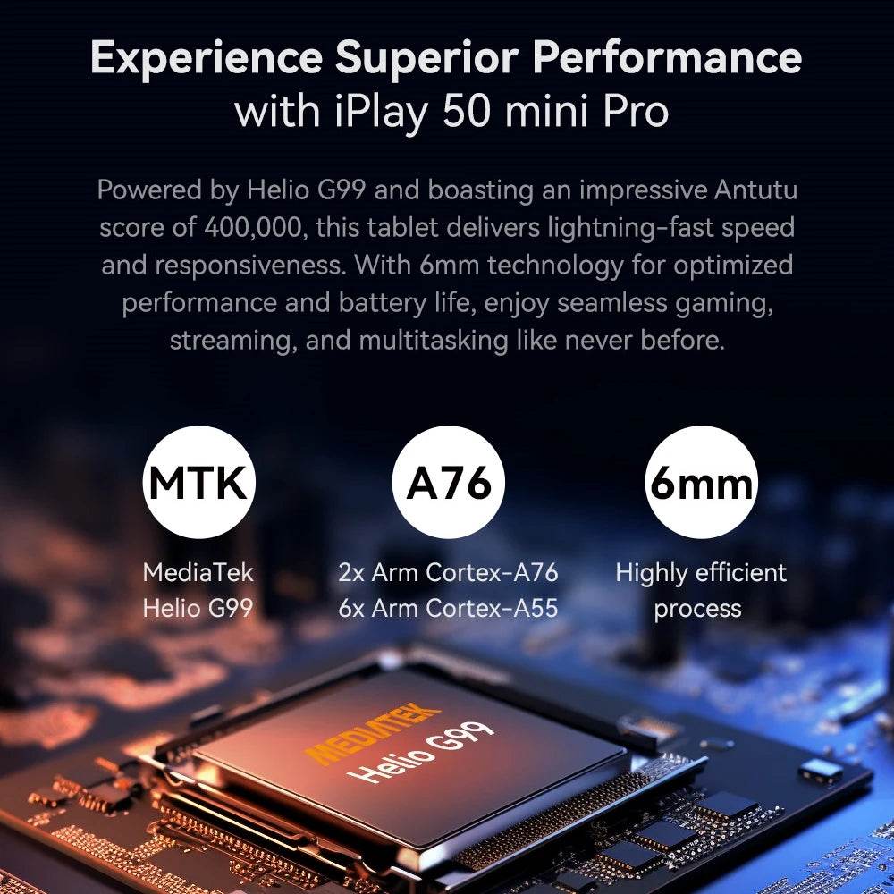 ALLDOCUBE iplay 50 mini pro 8.4in Tablet 5000mAh Long-Lasting RAM 8GB ROM 128GB Widevine L1 Netflix G99 CPU IPS Display - Price Value Store
