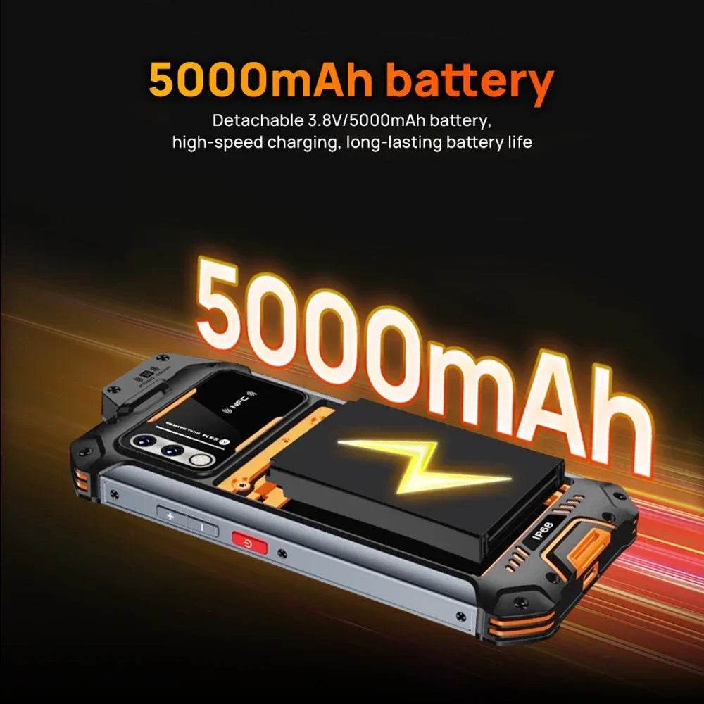 UNIWA W999 Helio G99 Rugged Waterproof Walkie Talkie 8GB+128GB 6.3 Inch FHD 5000mAh Smartphone Andriod 13 NFC Cell Phones ATEX - Price Value Store