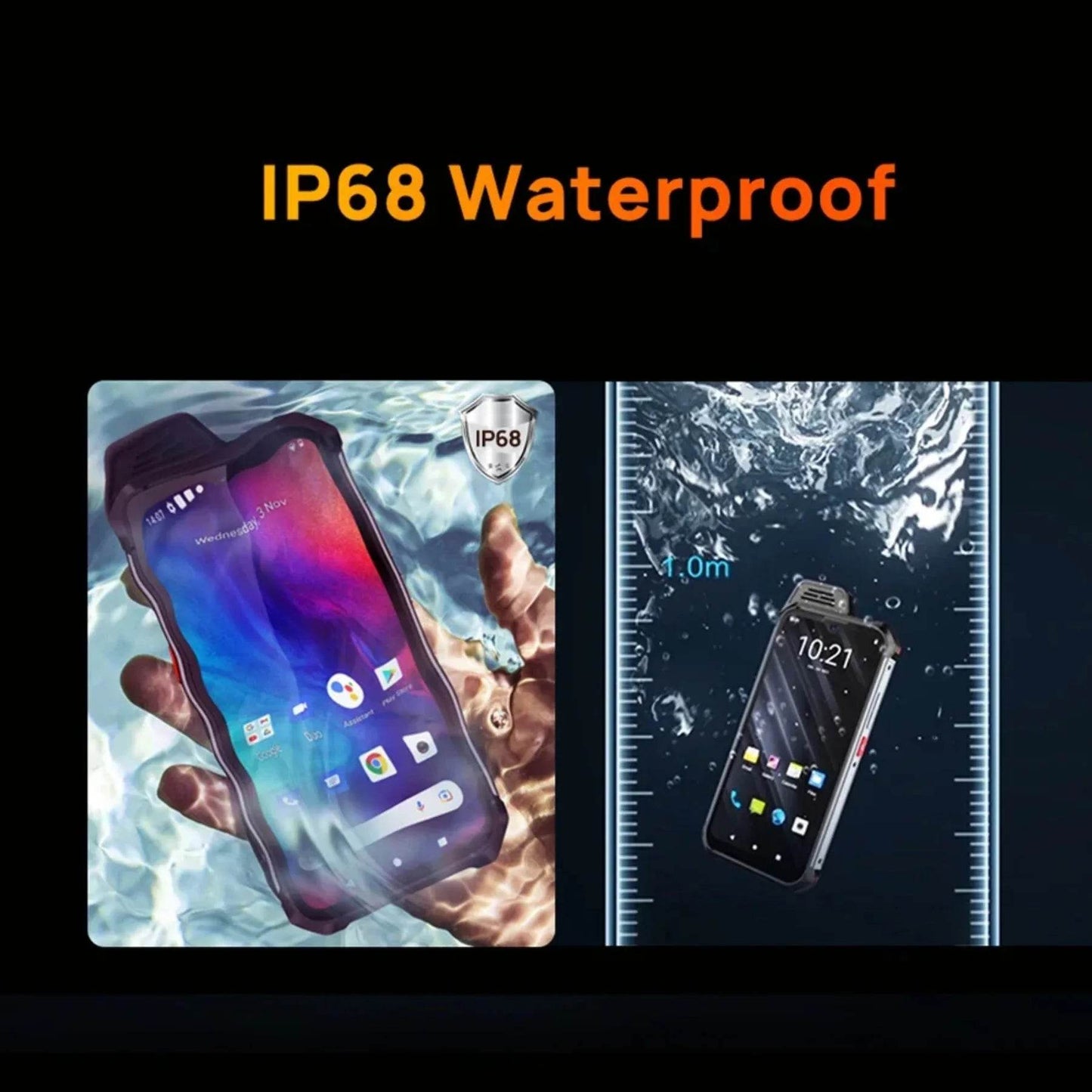 UNIWA W888 ATEX Explosion IP68 Rugged Andriod 11 Mobile Phone Smartphone Octa Core 4GB+64GB 6.3Inch HD/FHD Screen 4G 5000mAh NFC - Price Value Store