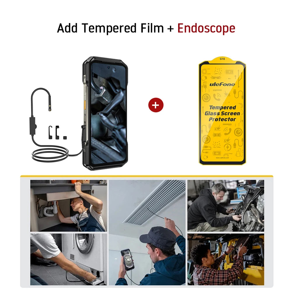 【World Premiere】 Ulefone Armor 27 4G 10600mAh Rugged Phone 24GB+256GB Android 14 Smartphone 6.78"FHD 120Hz Night Vision Global