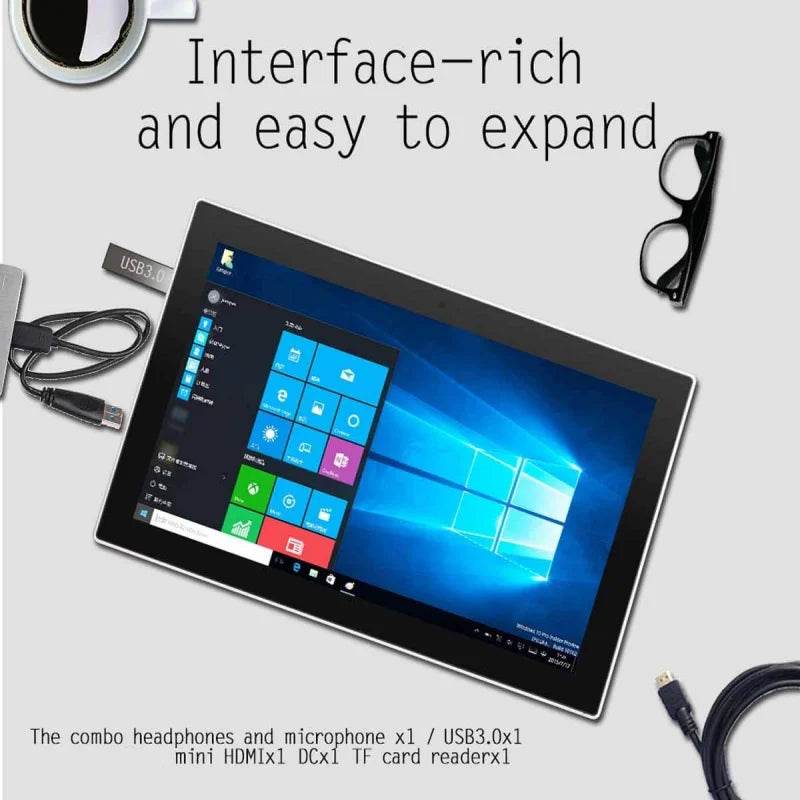 W1 32-Bit 10.1 Inch 1280x800IPS Windows 10 Tablets Intel Z8350 2GB RAM 32GB ROM 4-Cores 6000mAh HDMI Port USB 3.0 - Price Value Store