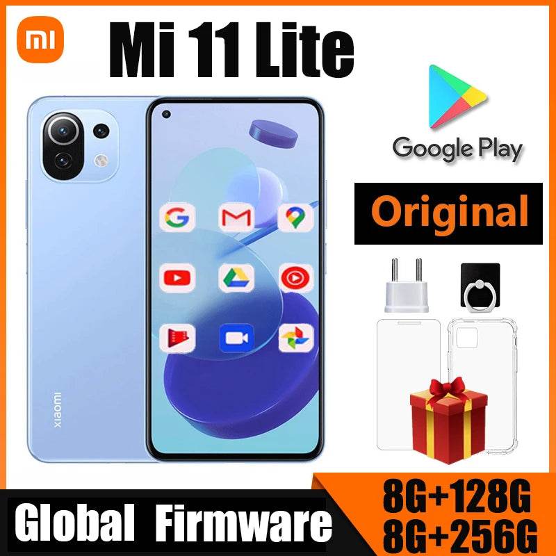 Xiaomi mi 11 Lite smartphone Cell Phones 5G AMOLED Snapdragon 780G 64MP Full Screen 90HZ used phone - Price Value Store