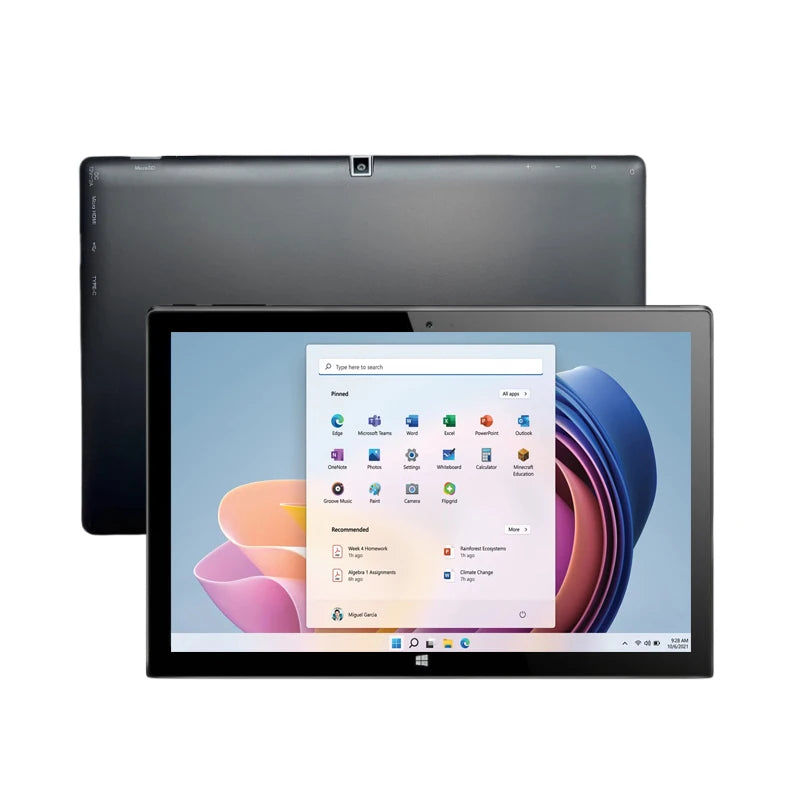 New 10.1" Windows 11 Tablet 64-bit Intel N3350 1920 x 1200 IPS 4GB RAM 64GB ROM Dual Camear Type-C 1*USB 3.0 HD-MI Port