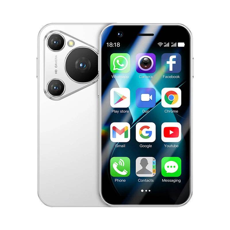 SOYES P70 Pro Max Mini Android8.1 Smartphone 3.0 Inches 2000mAh Face ID Dual SIM Standby Play Store 3G Little Phone - Price Value Store
