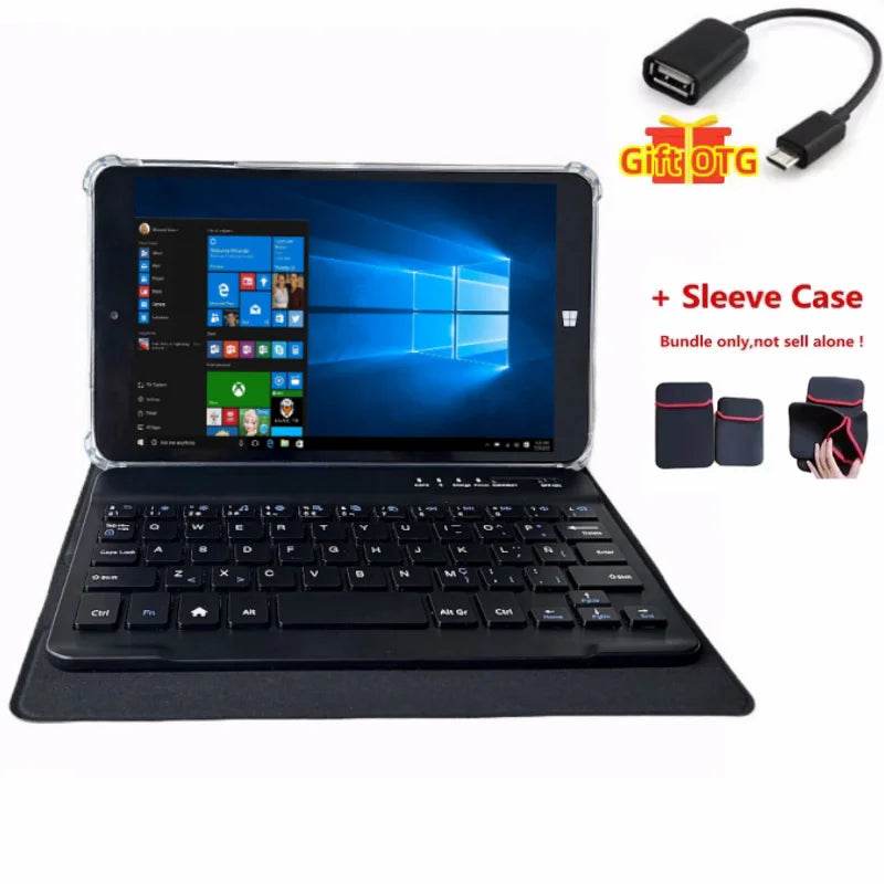 Free Drop Shipping 8'' Mini Tablets PC 1280x800IPS Quad Core 4GB RAM 64GB ROM Windows 10 Z8300 CPU Dual Cameras Wifi Netbook - Price Value Store