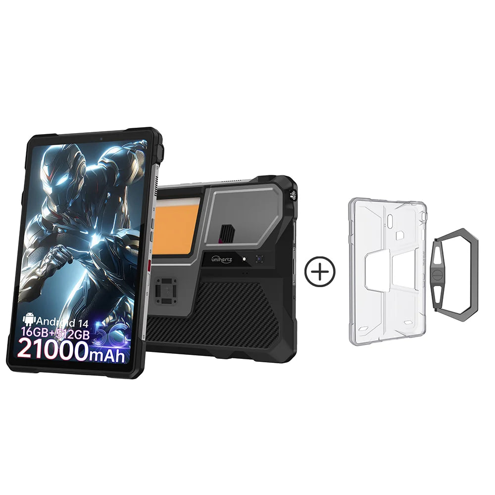 Unihertz Tank PAD 8849 Rugged Projector Phone Tablet Android 32GB 512GB 21000mAh 10.95" FHD Dual Speaker Waterproof Tablet