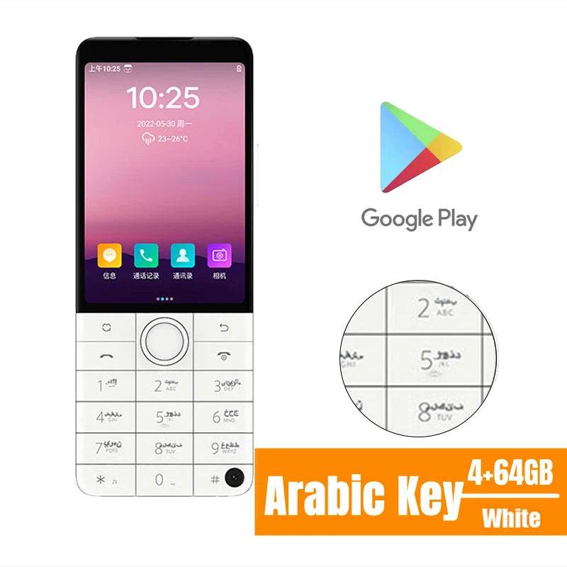 New Qin F22 Pro Smart Touch ScreenPhone Wifi 5G+3.5 Inch 4GB 64GB Add Google Store Android QinGlobal Version Mobile Phone - Price Value Store