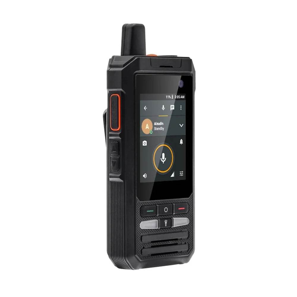 UNIWA F80S POC Walkie Talkie 4G Rugged Phone Spreadtrum Quad Core 1GB+8GB 5300mAh Battery 2.4Inch 1.4GHz Android 10 Mobile Phone - Price Value Store