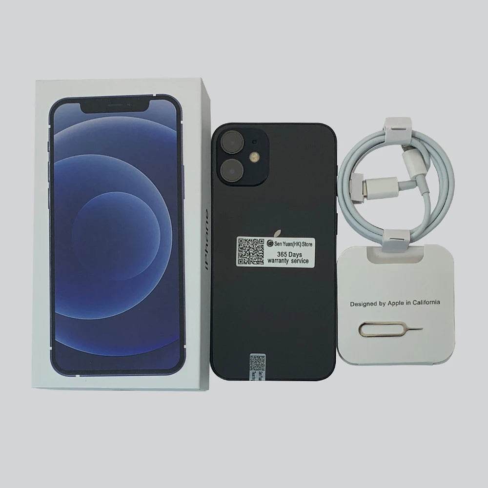 Unlocked Original Apple iPhone 12 mini 4GB RAM 64/128/256GB ROM IOS A14 Bionic Hexa Core 5.4'' Dual 12MP 5G Cell phone 98% New - Price Value Store