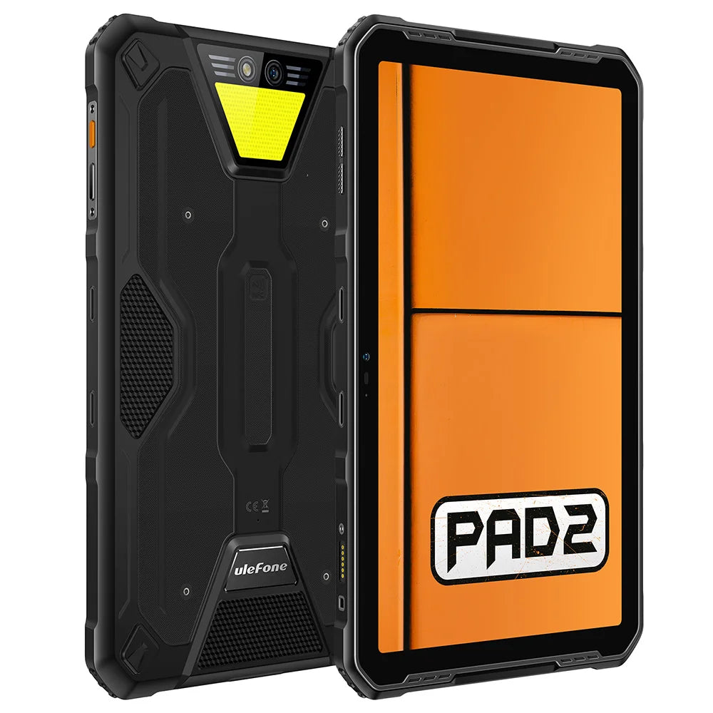 Ulefone Armor Pad 2 Rugged Tablet , 11" 2K , 18600 mAh ,IP68/IP69K Android 13 NFC GPS 4G Tablet Up to 16GB RAM 256GB ROM