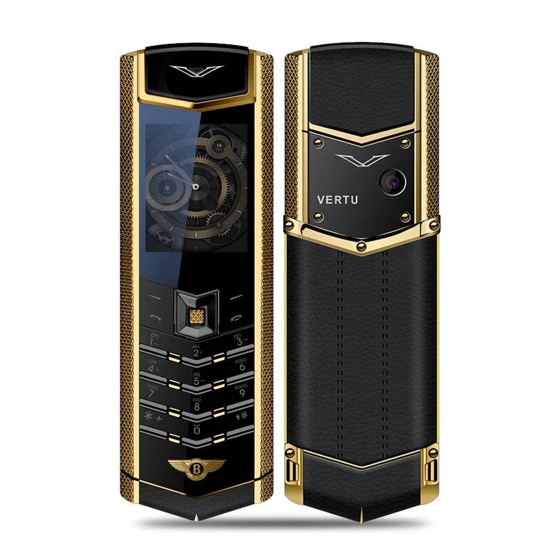 V9 Metal Body Luxury Bar Phone K9 Dual Sim Bluetooth Dialer Senior Mobile Cellphone Invisible Keyboard Support Russian Keyboard - Price Value Store