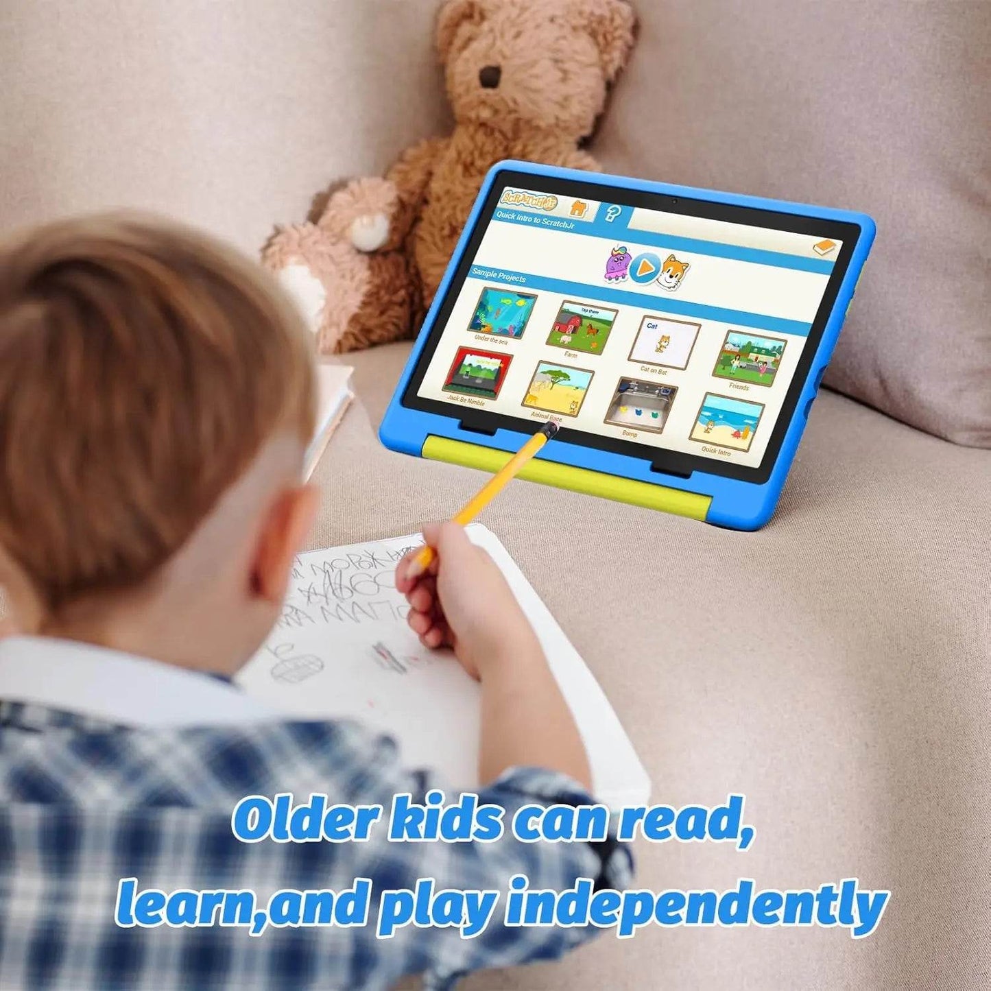URAO 10 Inch Cartoon Pattern Kids Tablet Android Octa-Core 8GB RAM 64GB ROM Learning Education Games Tablets Children's Gifts - Price Value Store
