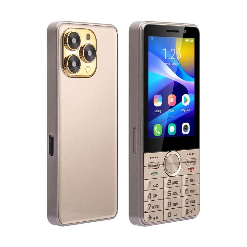 UNIWA HOPE XS17 4G Keypad Phones Touch Screen Smart Phone Android 8.1 Quad Core 3.5 Inch 2GB+16GB 2500mAh Cellphone Whatsapp - Price Value Store