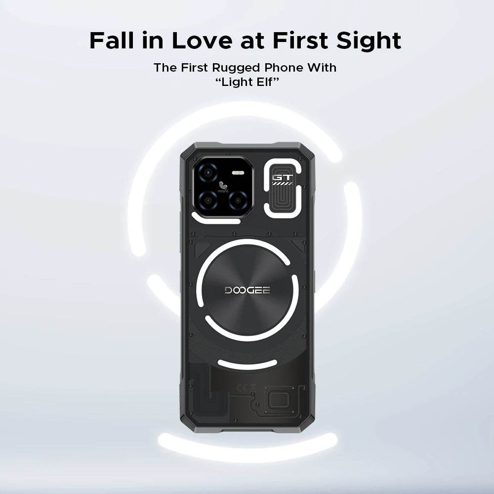 World Premiere DOOGEE Blade GT Rugged Phone 6.72'' FHD+ 120Hz LED Light Effect 12GB RAM 256GB ROM 5500mAh Battery Android 14 - Price Value Store