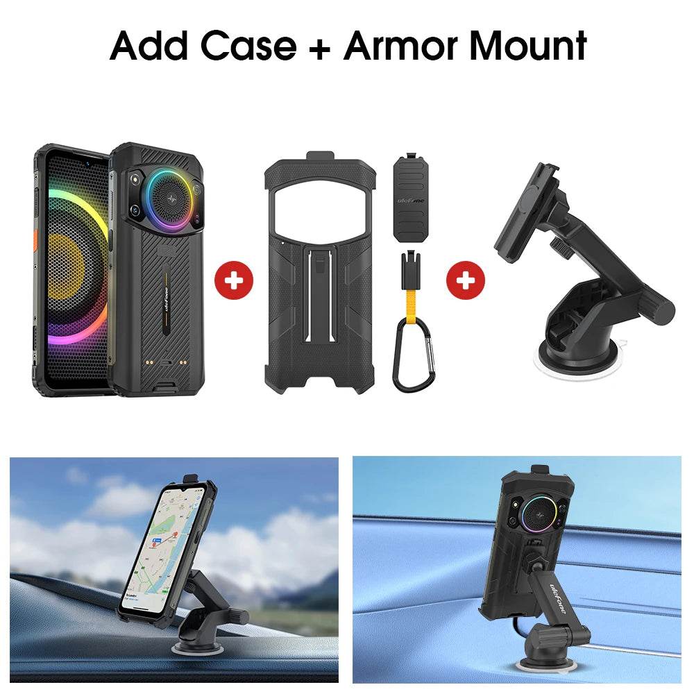 Ulefone Armor 21 Rugged Phone 16GB RAM 256GB ROM Smartphone Android 13 G99 moblie phone 64MP 9600mAh 4G Cellular Global Version - Price Value Store