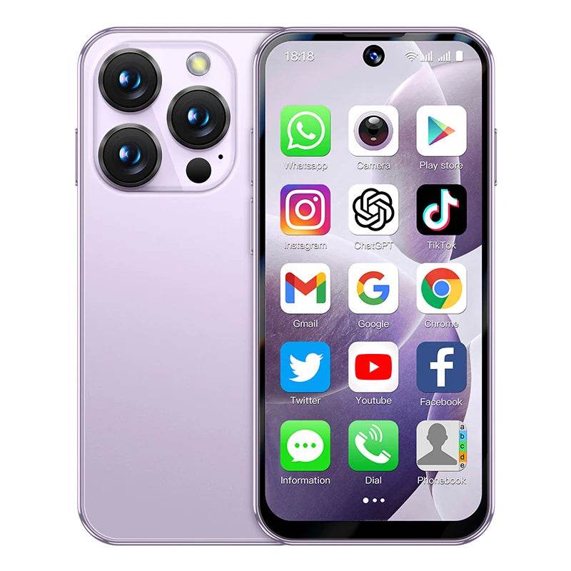 SOYES XS19 3.88in Mini Smartphone 2GB RAM 16GB ROM Android10.0 With Facial Recognition Dual SIM Standby 3G Network Small Phone - Price Value Store