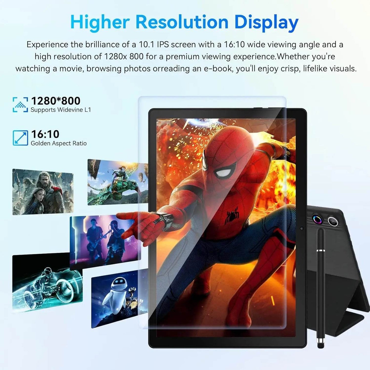 URAO A10L Android 14 Tablet 10.1-inch 12GB RAM 64GB ROM Octa-Core 5G WiFi with Keyboard Mouse Touch Pen Headset Case Tablet Kit - Price Value Store