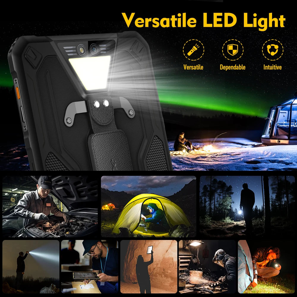 Ulefone Armor Pad 2 Rugged Tablet , 11" 2K , 18600 mAh ,IP68/IP69K Android 13 NFC GPS 4G Tablet Up to 16GB RAM 256GB ROM