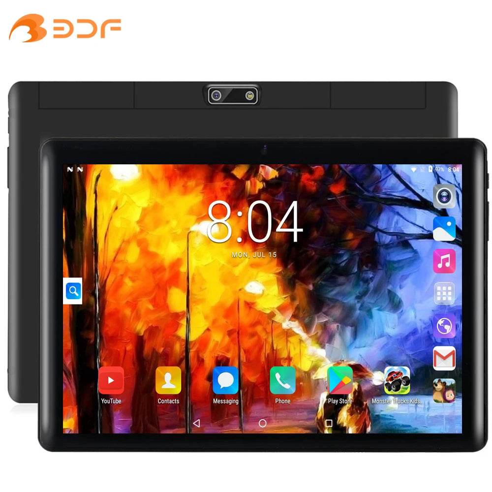 New 10.1 Inch Global Version Tablet Pc Octa Core Google Play 3G Phone Call Dual SIM Card WiFi Bluetooth 4GB RAM 64GB ROM Tablets - Price Value Store