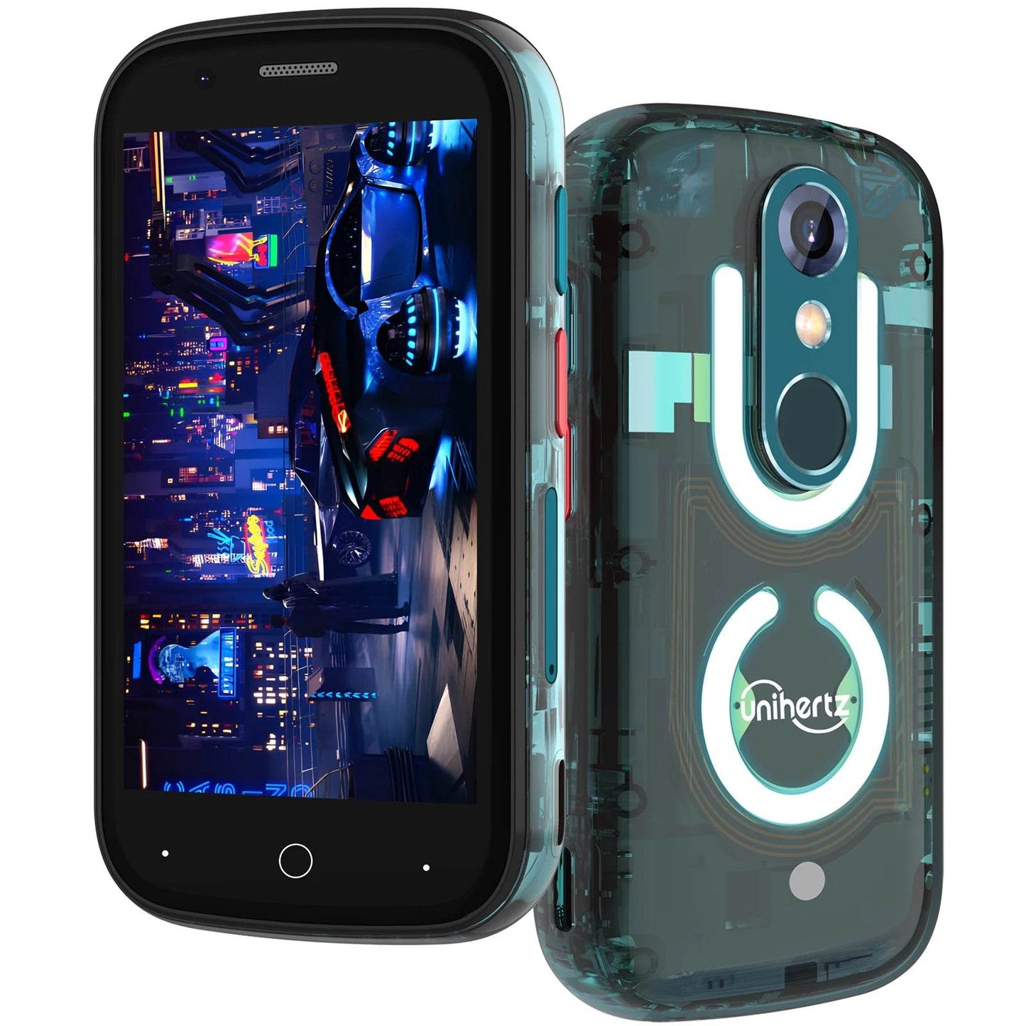 Unihertz Jelly Star Smallest Android 13 Smartphone 8GB 256GB Led Light Transparent Backshell Mobile Phone 48MP 3inch Cellphones - Price Value Store