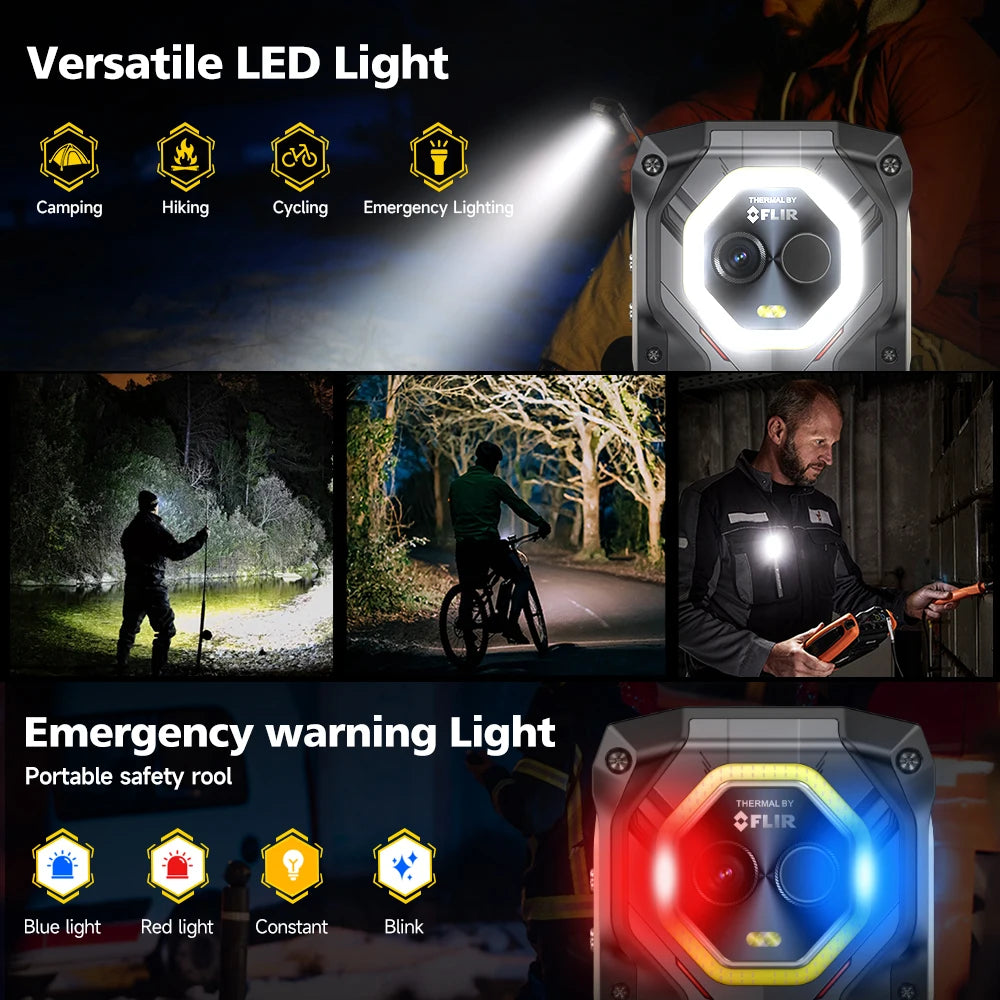 Ulefone Armor Mini 20T Pro 5G 4.7" Display Rugged Phone LED Light Android 14 Smartphone 6200mAh 16GB+256GB 33W Mobile Phone