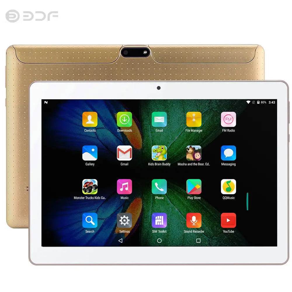 New 10 Inch Tablet PC Octa Core 3G Phone Call 4GB/64GB Google Play Dual SIM Phone Call Bluetooth WiFi Tablets 10.1 Android 11 - Price Value Store