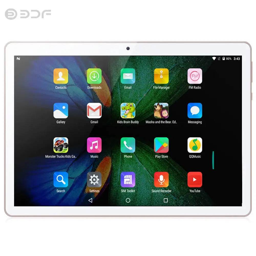 New 10 Inch Tablet PC Octa Core 3G Phone Call 4GB/64GB Google Play Dual SIM Phone Call Bluetooth WiFi Tablets 10.1 Android 11 - Price Value Store