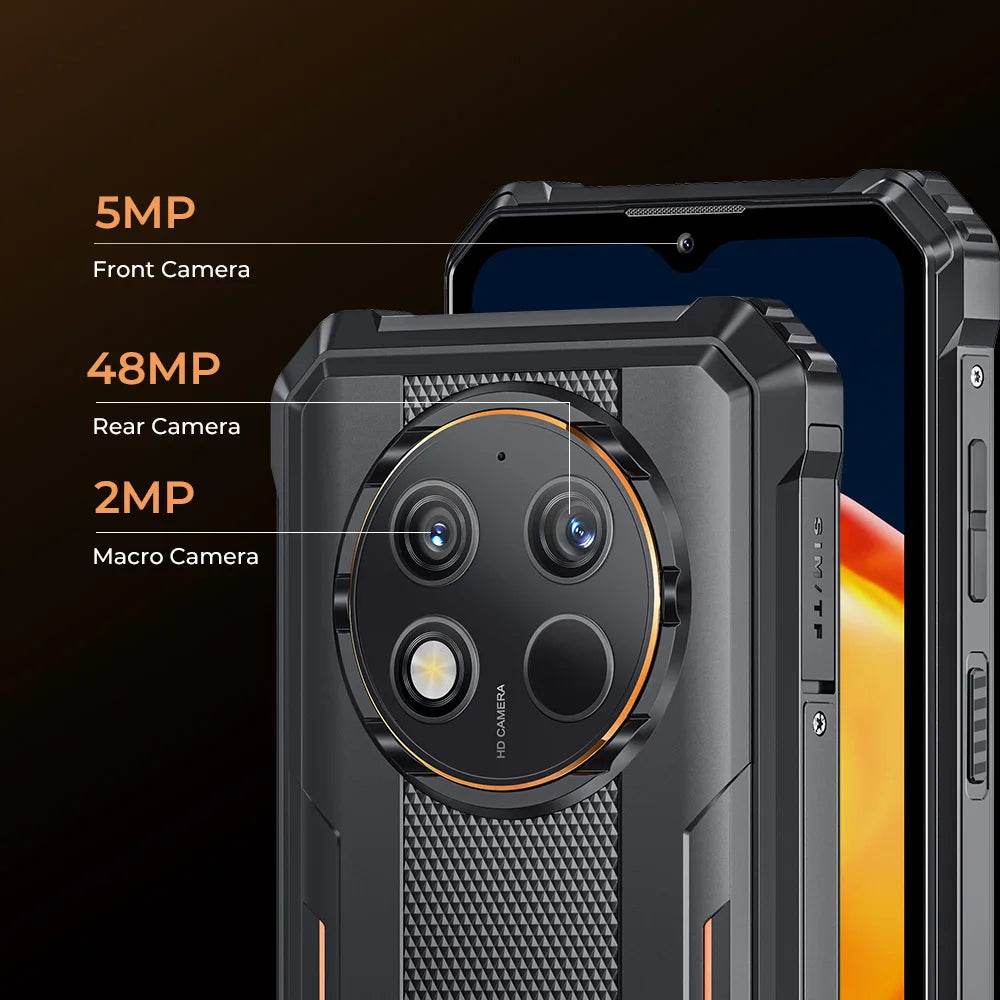 Oukitel G1 Rugged Smartphone Android 24GB (6+18)+256GB 10600mAh 6.52' HD Display NFC Rugged Phone - Price Value Store