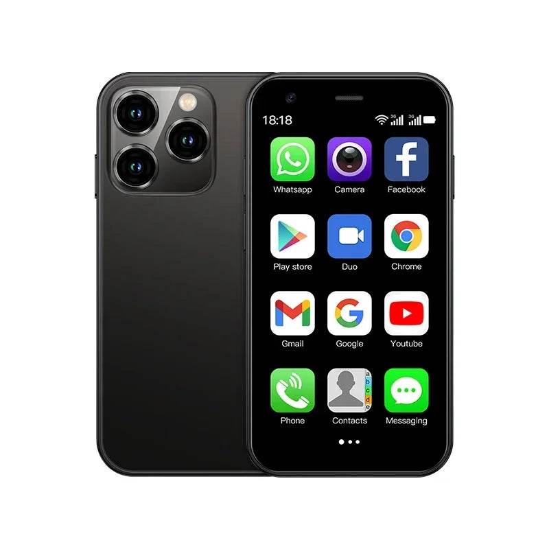 SOYES XS15 Mini Android8.1 Smart Phone 3.0 Inch Display 2GB RAM 16GB ROM Dual SIM Standby Play Store 3G Little Phone - Price Value Store