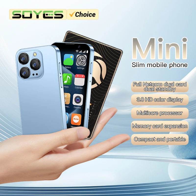 SOYES XS18 Pro 2GB RAM 16GB ROM Android9.0 Mini Smartphone With Facial Recognition Dual SIM Standby 3G Network 3.0in Small Phone - Price Value Store