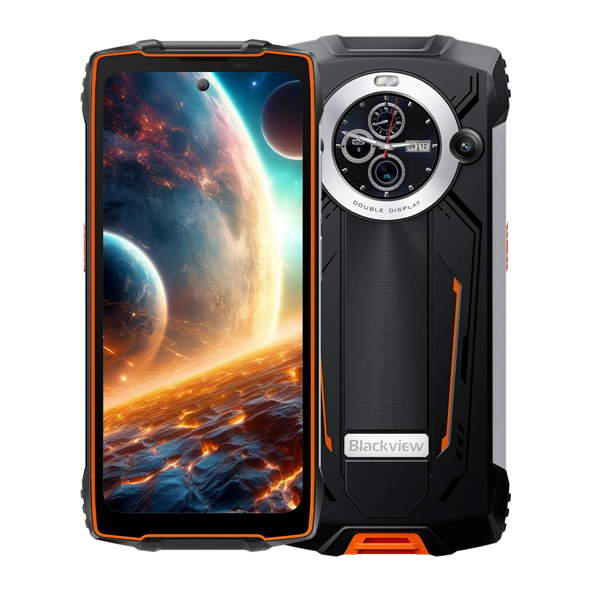 Blackview BV8200 Rugged Phone 6.5" 2.4K 120Hz Display, MTK Helio G100 Smartphone Android 14,12GB 256GB 8800Ah NFC CellPhone 50MP
