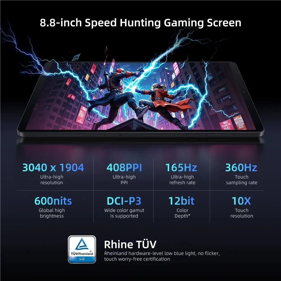 Lenovo Legion Y700 2025 Pad Gen 4 TB322FC Gaming Tab 256GB 512GB ROM Snapdragon 8 Elite 8.8" 165Hz Display 7600mAh 68W Tablet