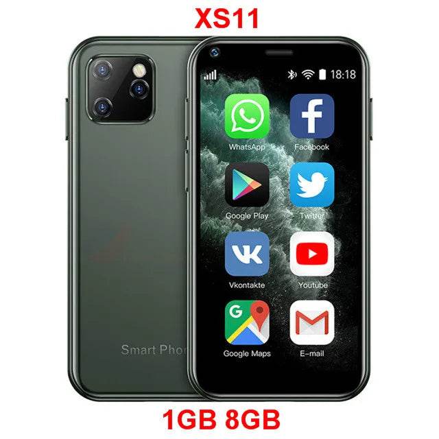 SOYES XS11 XS13 Series Mini Android Smartphone HD Screen Dual SIM TF Card Slot 5MP Camera Google Play Store Small Mobile Phone - Price Value Store